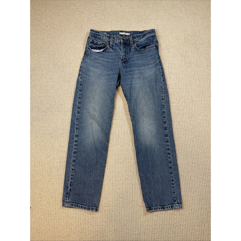 Levi's Jeans Women's 27 Middy Straight Mid-Rise Blue Denim